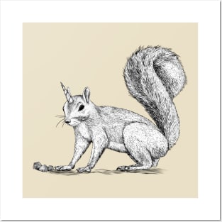 Squirrelicorn Posters and Art